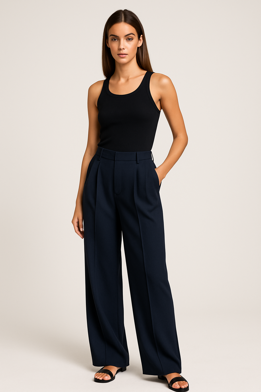 Celeste – Wide-Leg Linen Trousers