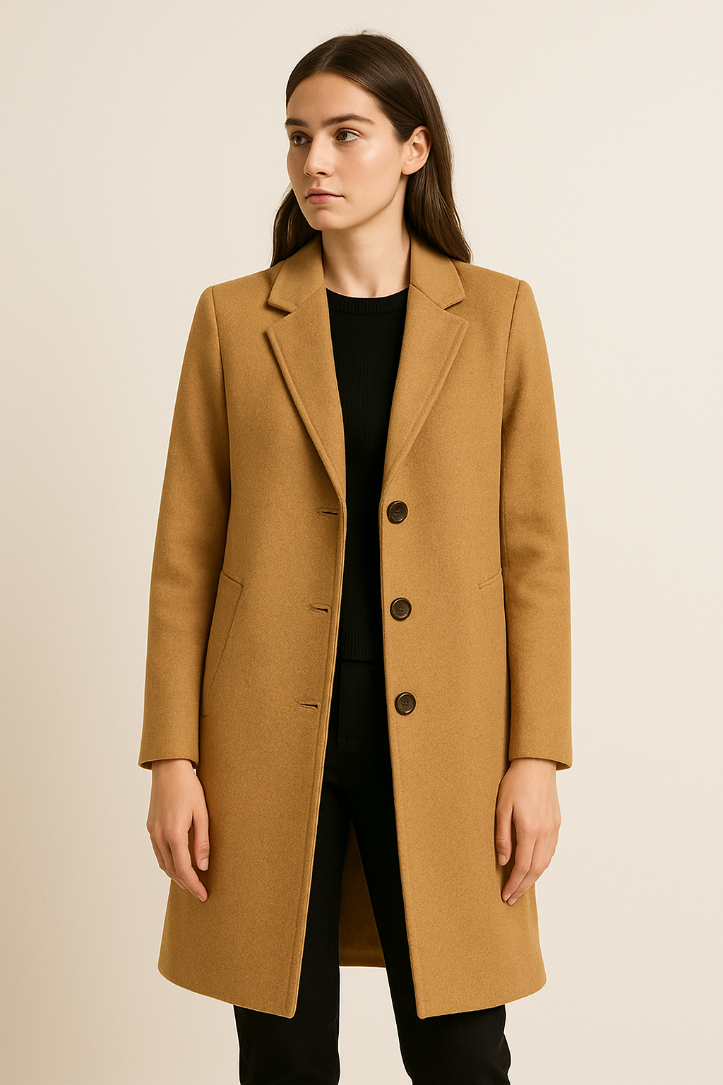 Maya – Oversized Wool Coat