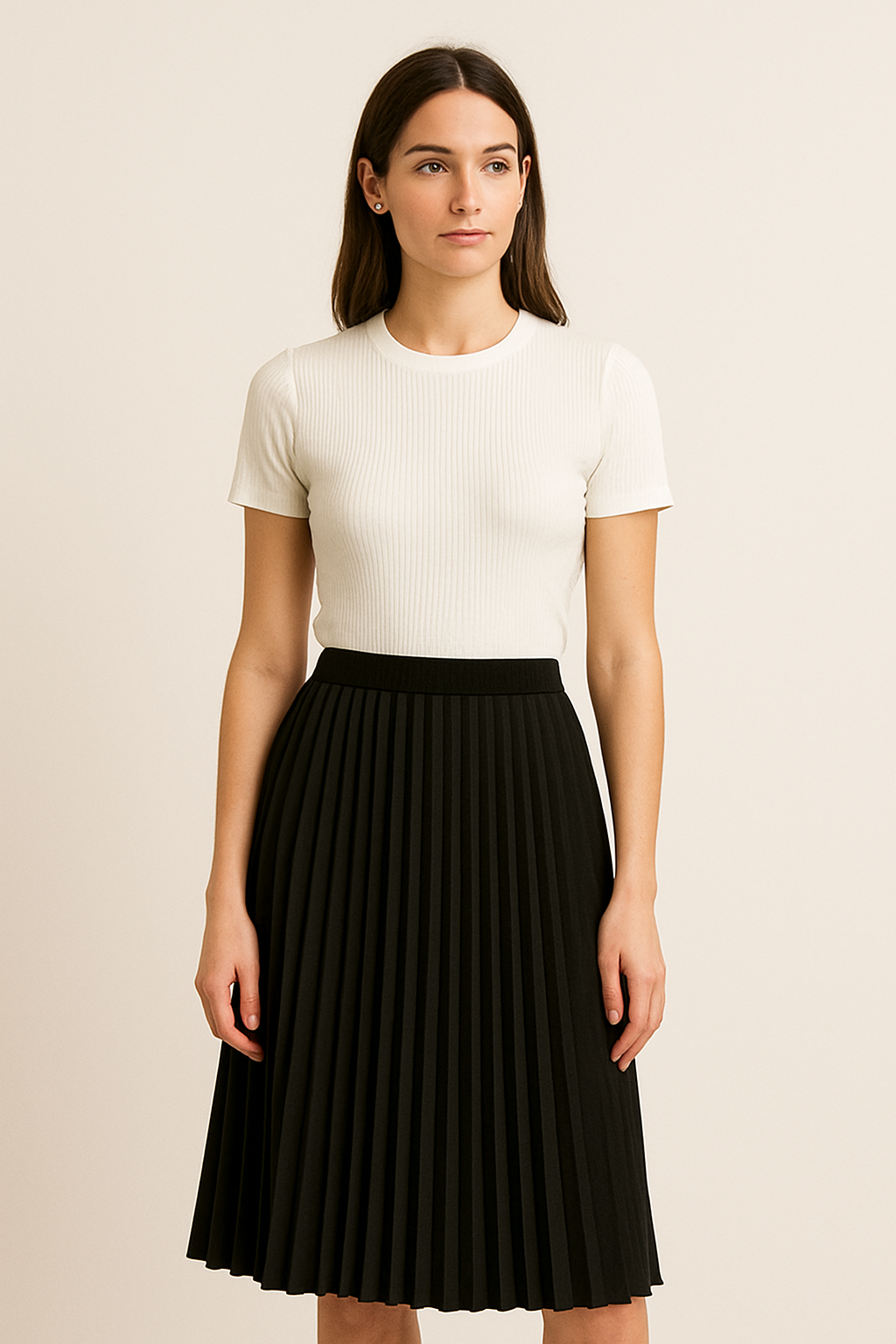 Nova – Pleated Midi Skirt