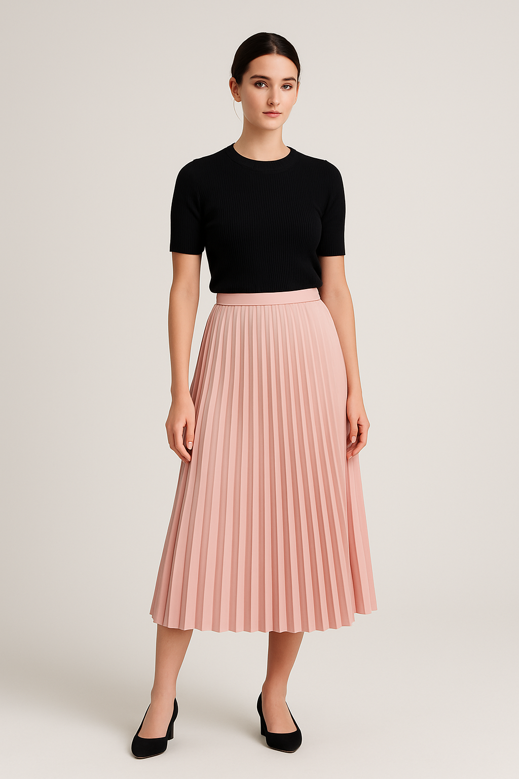 Nova – Pleated Midi Skirt
